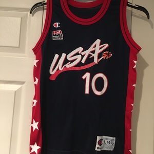 Youth Vintage Champion Reggie Miller USA Jersey